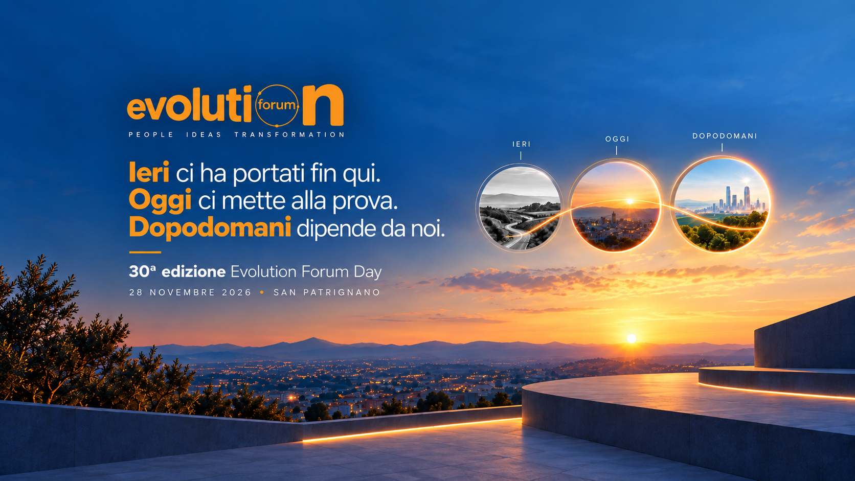 evolution forum day 30^ edizione, ieri, oggi, dopodomani!
